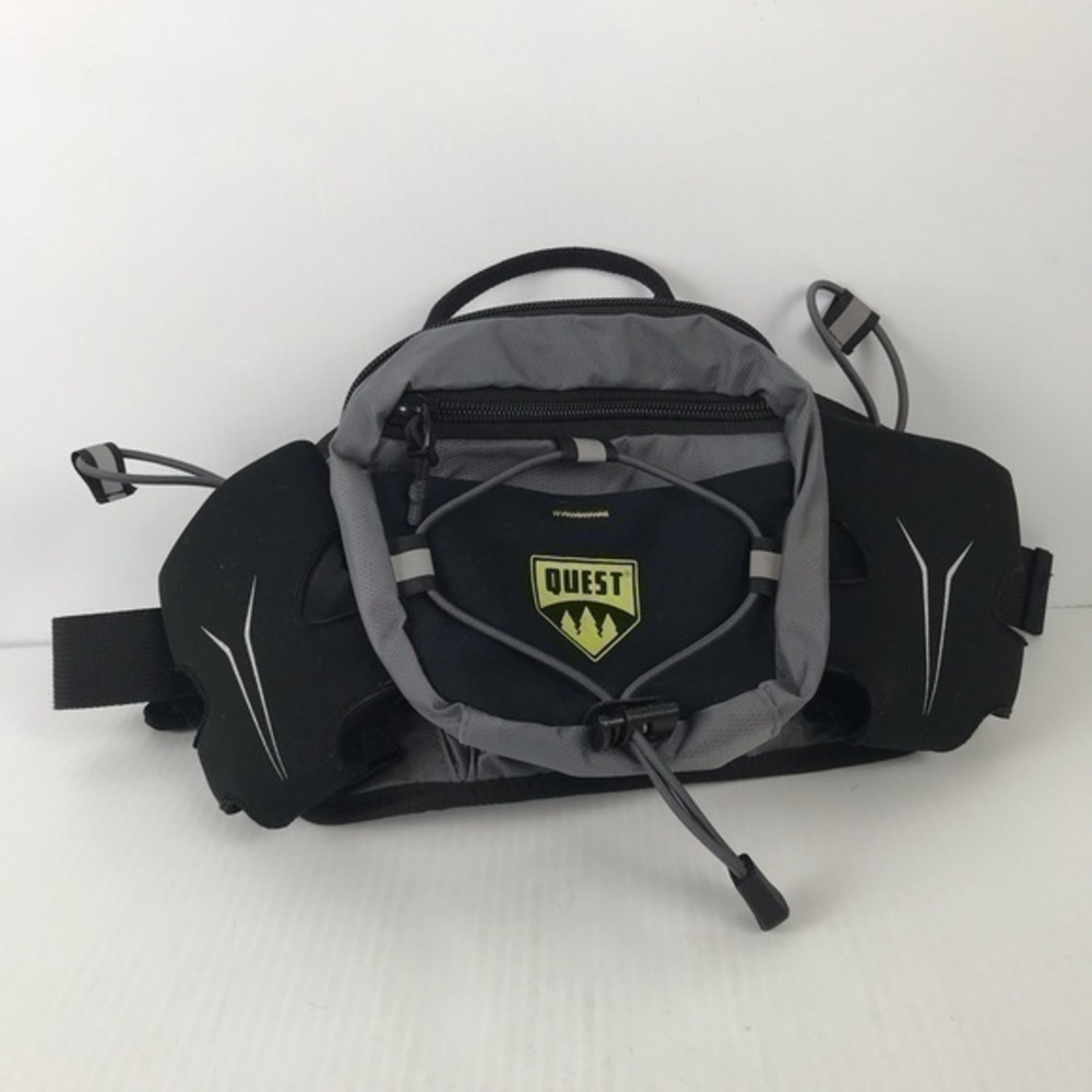 Quest  Fanny Pack with Drink Compartments and multiple zipper pouches